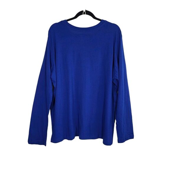 NFL Team Apparel Indianapolis Colts Long Sleeve T-Shirt Women 1X Blue Cotton NEW - Picture 3 of 6